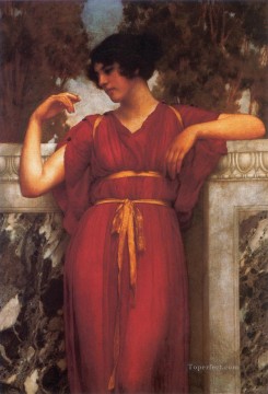 ジョン・ウィリアム・ゴッドワード Painting - リング 1898年 新古典主義の女性 ジョン・ウィリアム・ゴッドワード
